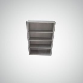 F6362 - Grey Metal Bookcase