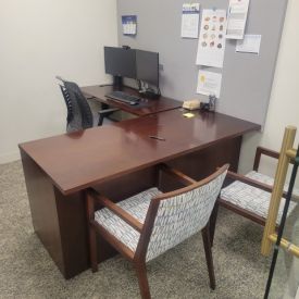 D12275 - L-Shape Sit-Stand Desks