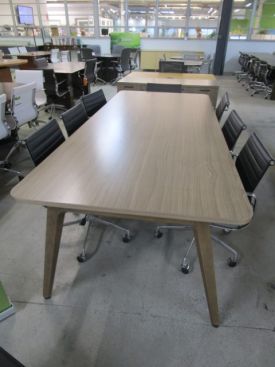 T12300 - 8' Laminate Conference Table with Matching Credenza